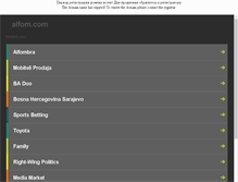 Tablet Screenshot of alfom.com